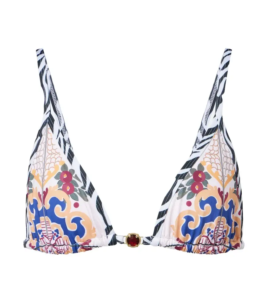 Bananhot Pracy embellished printed bikini top | Image 1 Bananhot Pracy embellished printed bikini top | Image 1