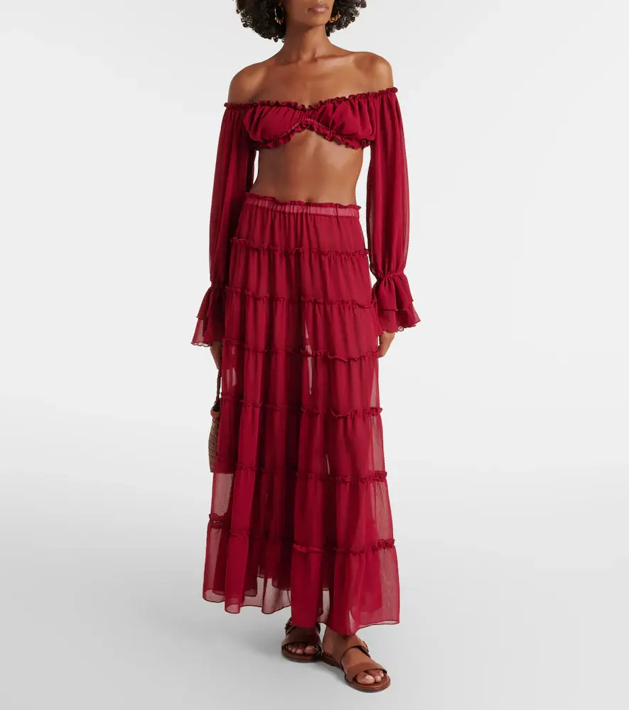 Bananhot Elma off-shoulder crop top | Thumbnail 2