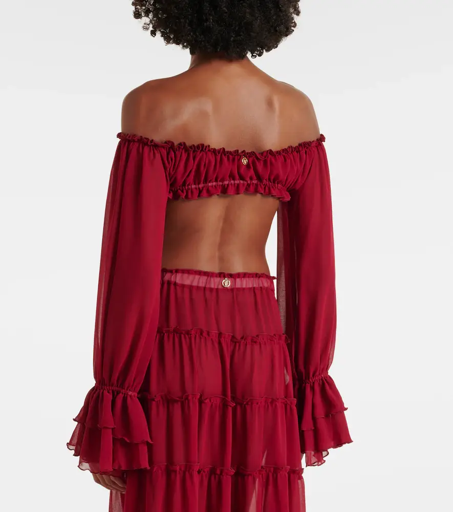 Bananhot Elma off-shoulder crop top | Thumbnail 4