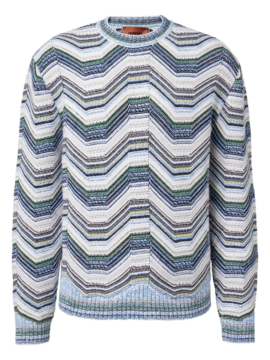 Wave wool and cotton-blend sweater Wave wool and cotton-blend sweater