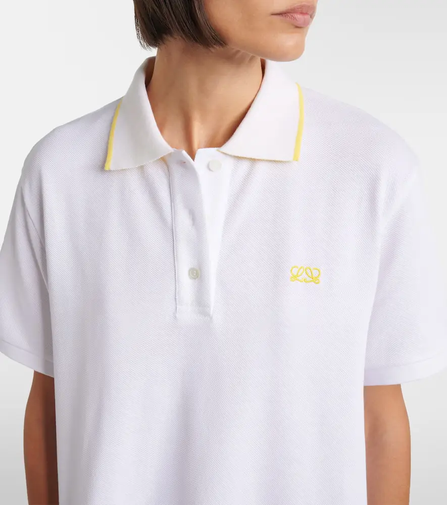 Loewe Double L cotton piqué polo dress | Thumbnail 4