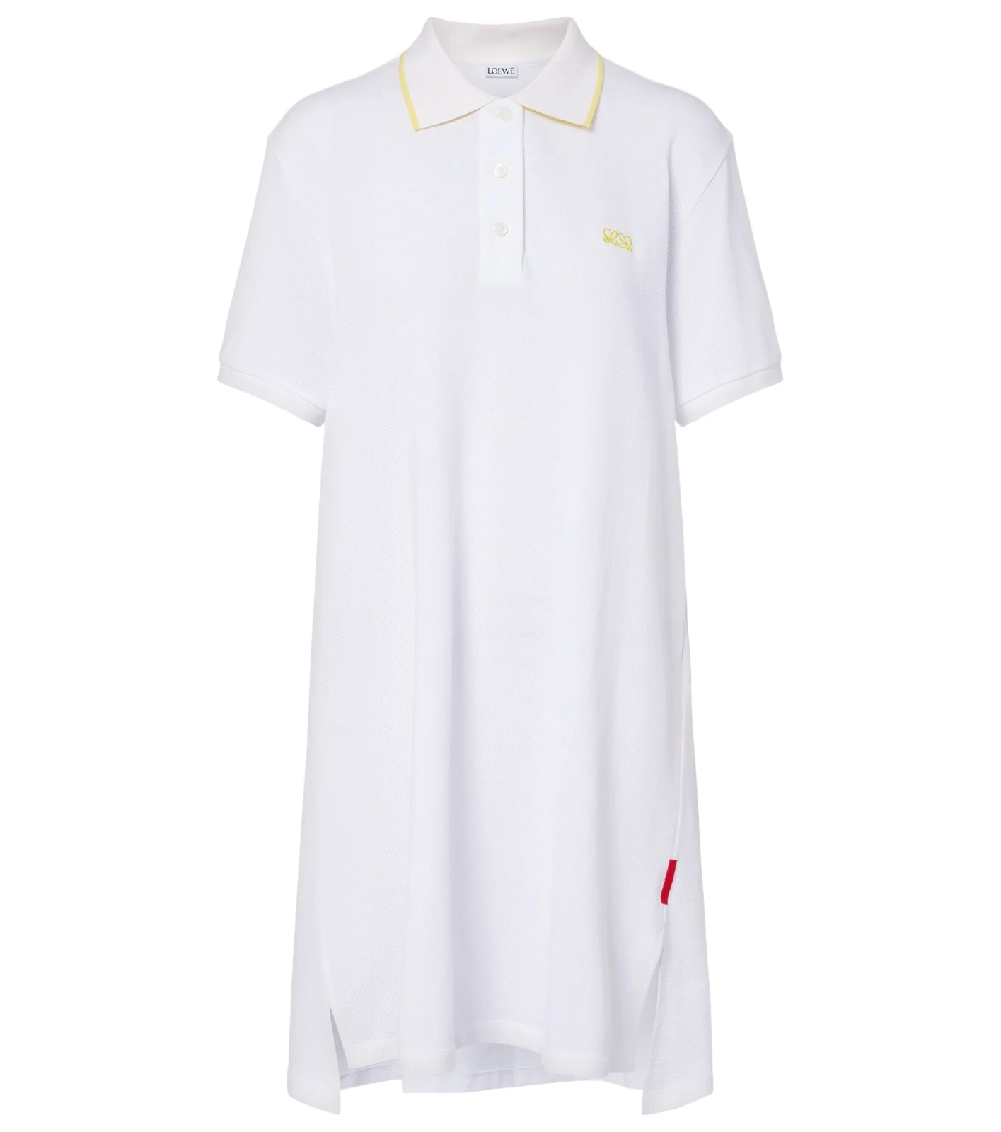 Loewe Double L cotton piqué polo dress