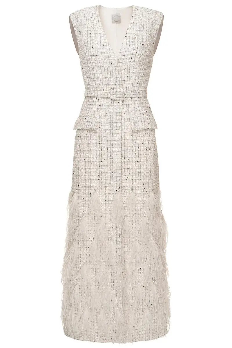 Huishan Zhang Hana Midi Dress | Image 1 Huishan Zhang Hana Midi Dress | Image 1
