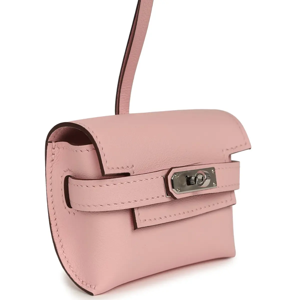 HERMÈS Hermes Kelly Festival Bag Charm Rose Sakura Swift Palladium Hardware | Thumbnail 2 HERMÈS Hermes Kelly Festival Bag Charm Rose Sakura Swift Palladium Hardware | Thumbnail 2