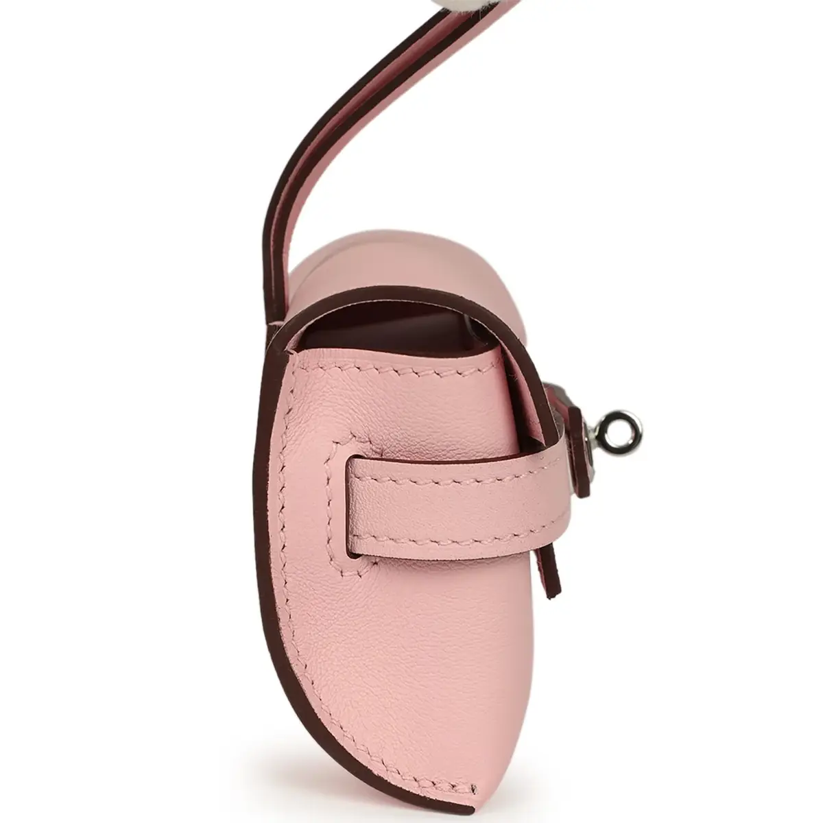 HERMÈS Hermes Kelly Festival Bag Charm Rose Sakura Swift Palladium Hardware | Thumbnail 4 HERMÈS Hermes Kelly Festival Bag Charm Rose Sakura Swift Palladium Hardware | Thumbnail 4