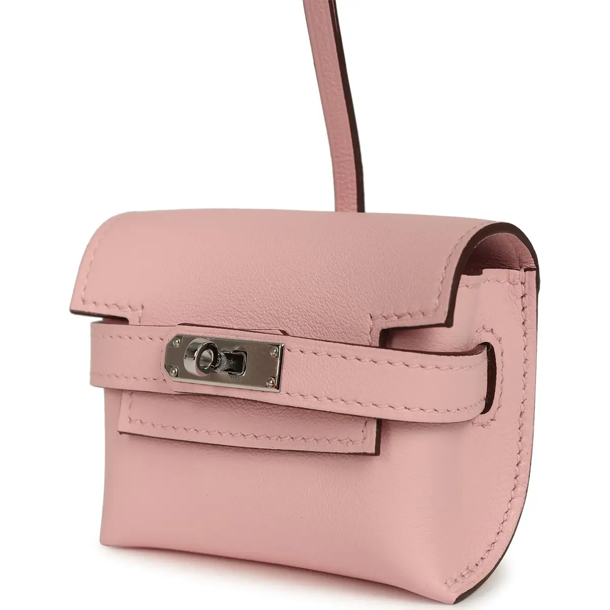 HERMÈS Hermes Kelly Festival Bag Charm Rose Sakura Swift Palladium Hardware | Thumbnail 6 HERMÈS Hermes Kelly Festival Bag Charm Rose Sakura Swift Palladium Hardware | Thumbnail 6