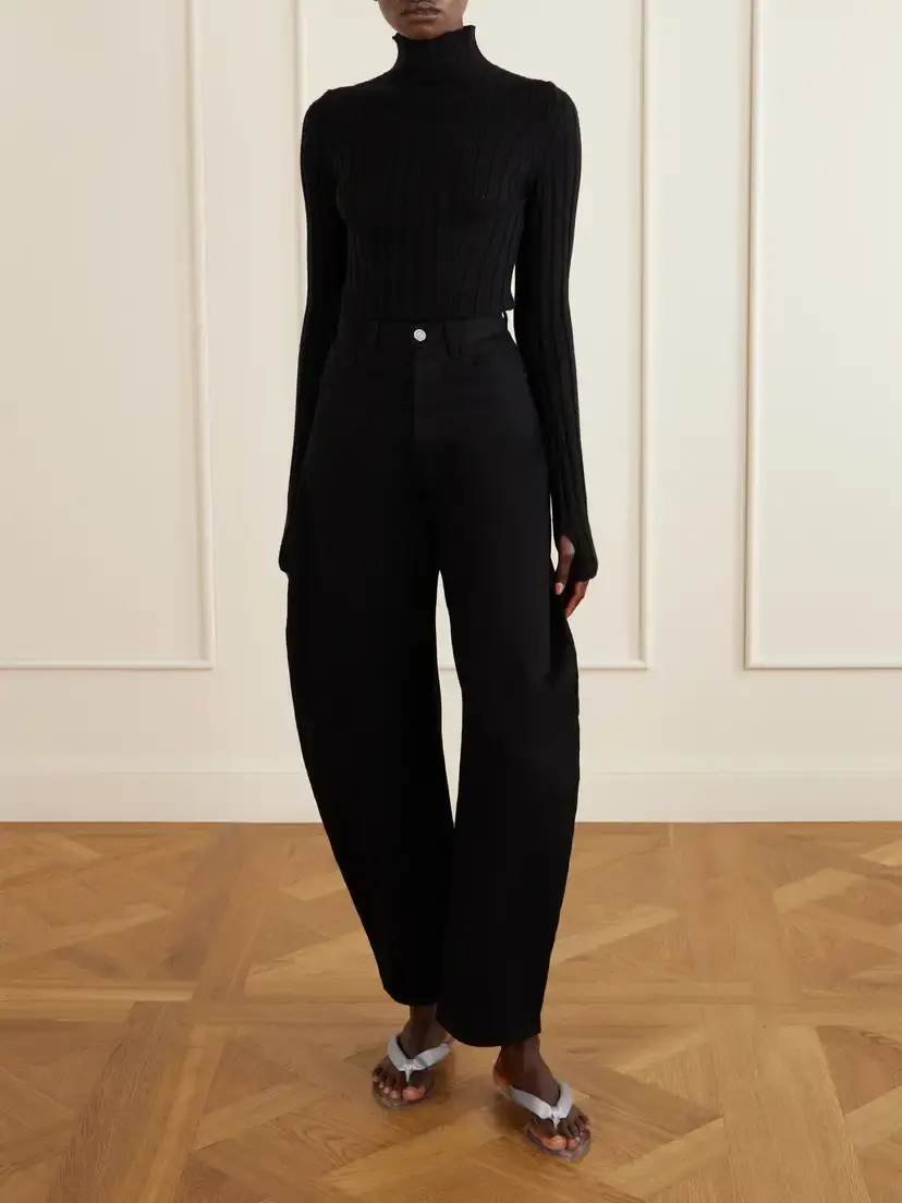 Alaïa Invisible Jelly Satin-trimmed Sandals | Thumbnail 4 Alaïa Invisible Jelly Satin-trimmed Sandals | Thumbnail 4