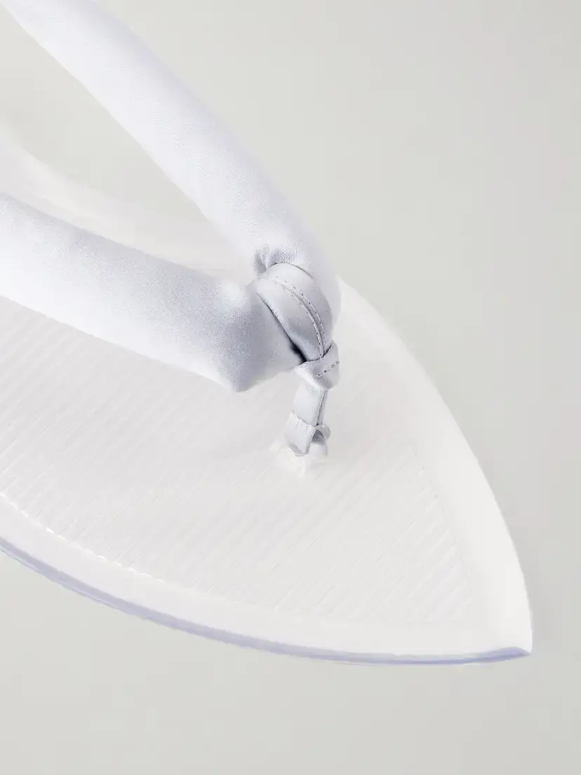 Alaïa Invisible Jelly Satin-trimmed Sandals | Thumbnail 5 Alaïa Invisible Jelly Satin-trimmed Sandals | Thumbnail 5