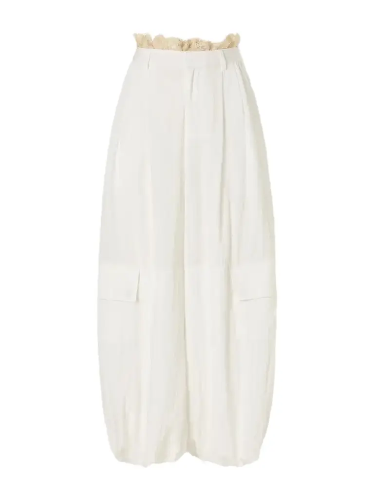 Sea Lisette Lace-trimmed Shell Balloon Pants | Image 1 Sea Lisette Lace-trimmed Shell Balloon Pants | Image 1