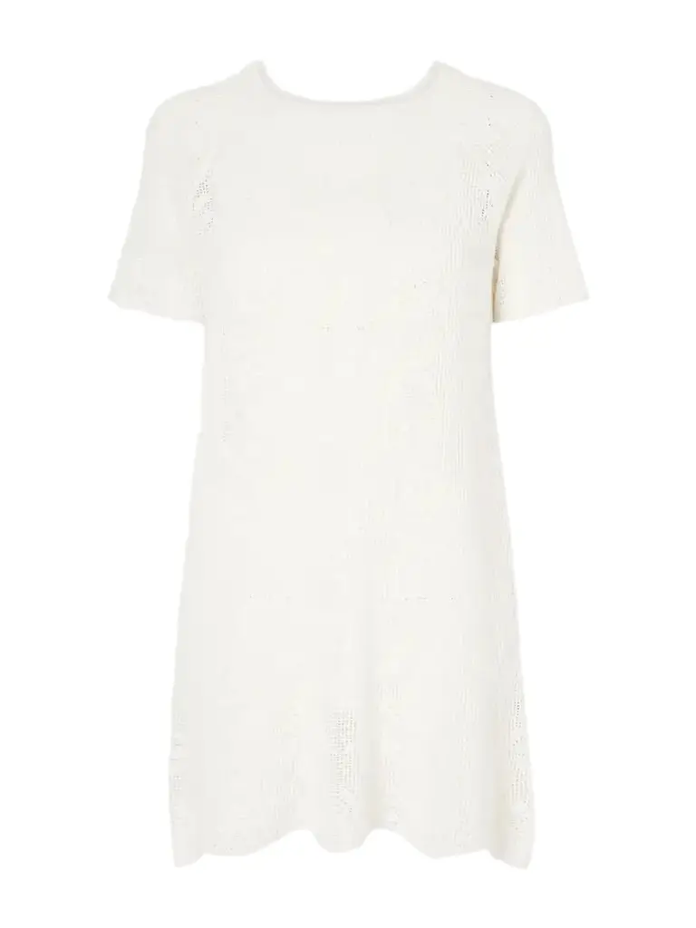 Chloé Crochet-knit Cotton Mini Dress | Image 1 Chloé Crochet-knit Cotton Mini Dress | Image 1
