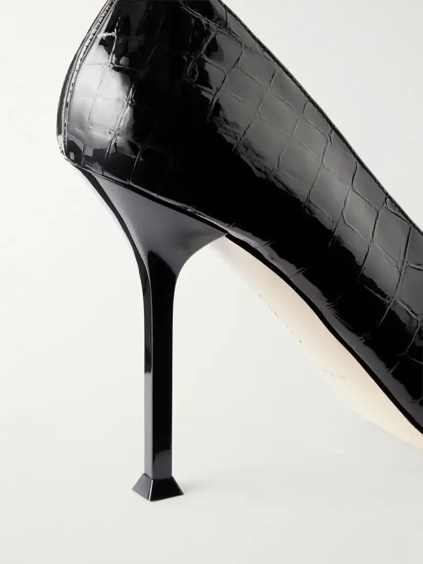 CHRISTEN Helix 95 Croc-effect Patent Leather Pumps | Thumbnail 5 CHRISTEN Helix 95 Croc-effect Patent Leather Pumps | Thumbnail 5