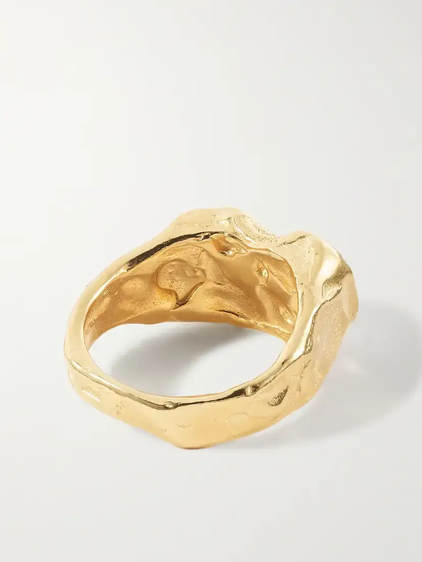 Simuero Buzo Gold-plated Sterling Silver Topaz And Cubic Zirconia Ring | Thumbnail 4 Simuero Buzo Gold-plated Sterling Silver Topaz And Cubic Zirconia Ring | Thumbnail 4