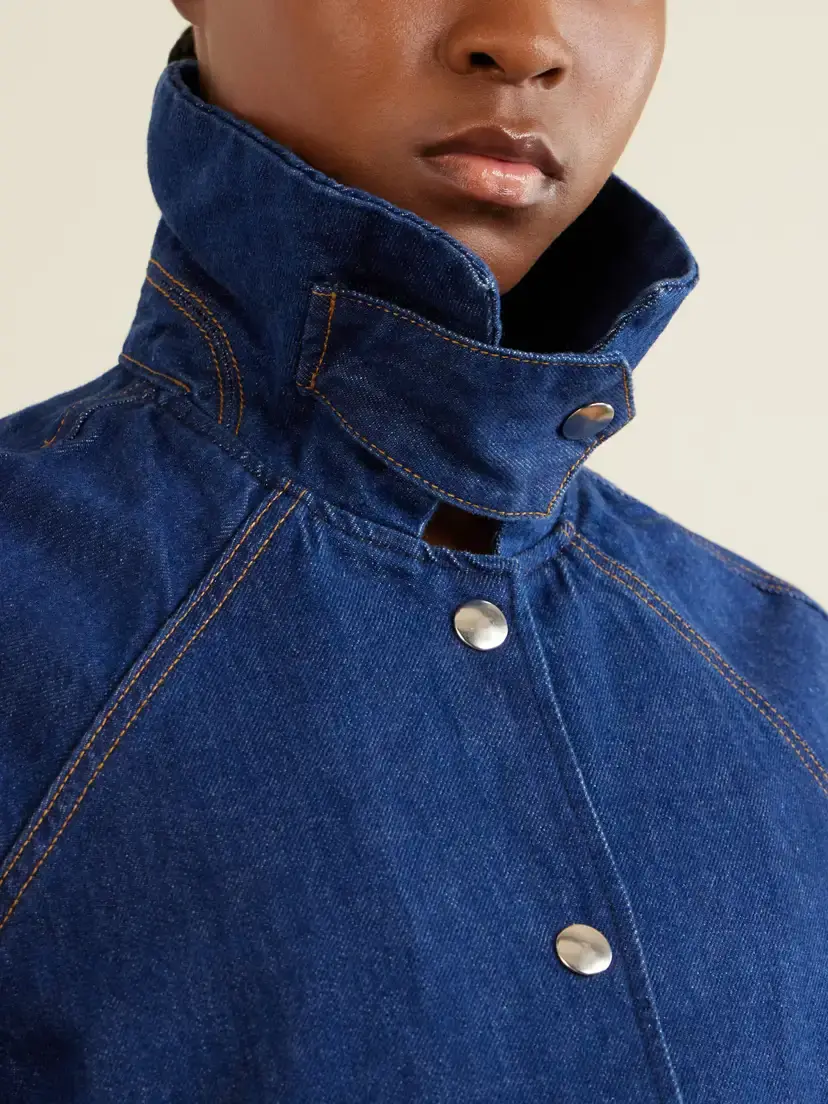 Brandon Maxwell The Wells Denim Jacket | Thumbnail 4 Brandon Maxwell The Wells Denim Jacket | Thumbnail 4