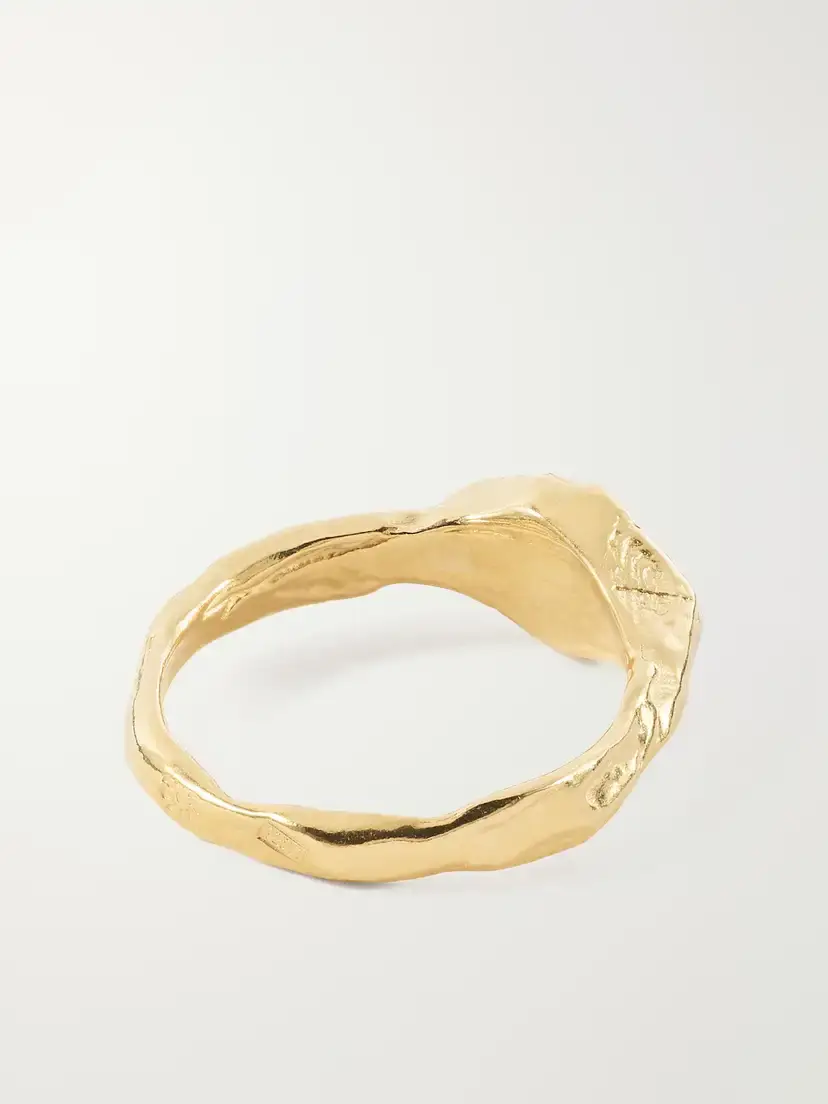 Simuero Faro Formentor Gold-plated Sterling Silver And Cubic Zirconia Ring | Thumbnail 3 Simuero Faro Formentor Gold-plated Sterling Silver And Cubic Zirconia Ring | Thumbnail 3