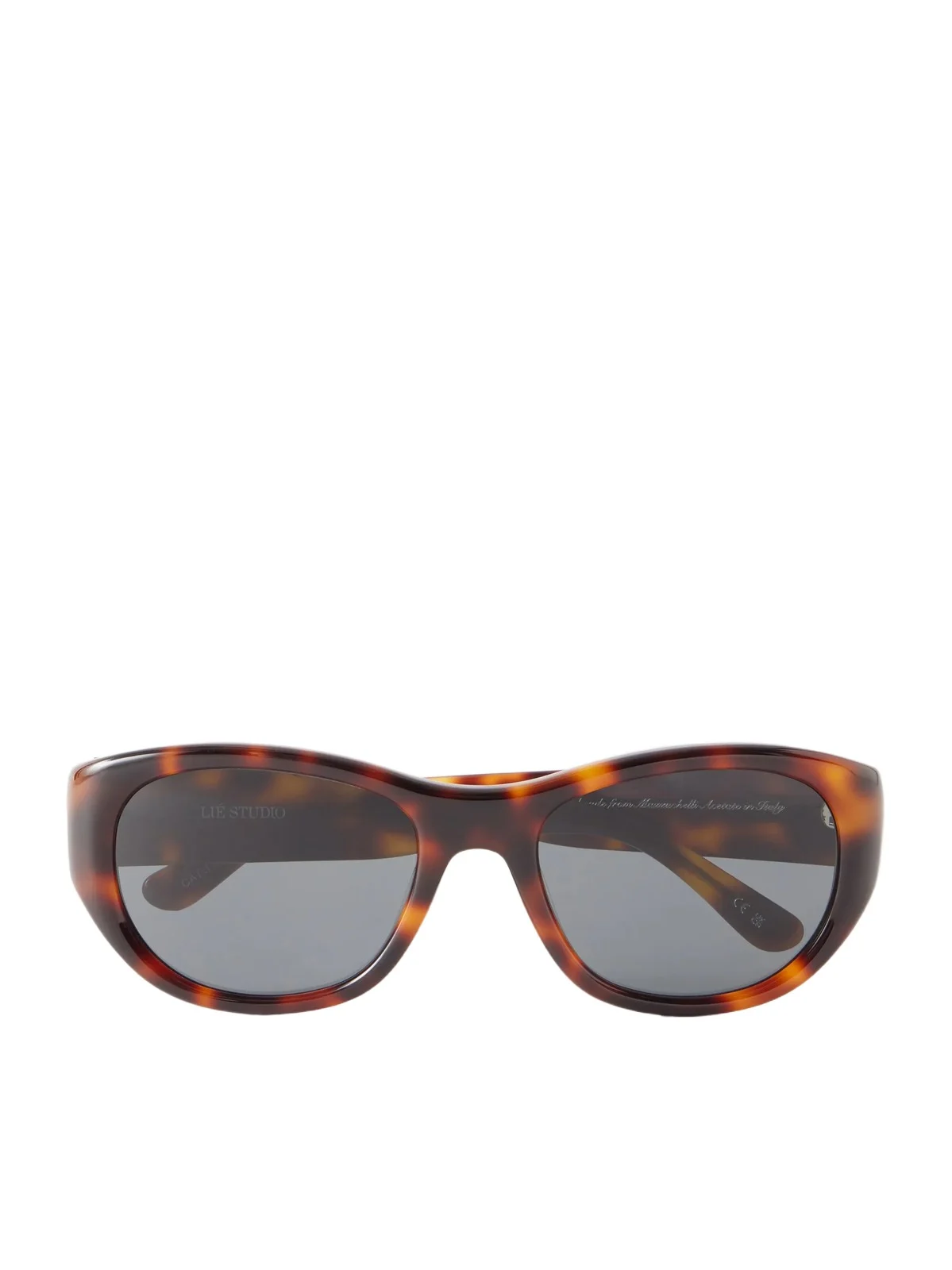 LIÉ STUDIO Lee Oval-frame Tortoiseshell Acetate Sunglasses
