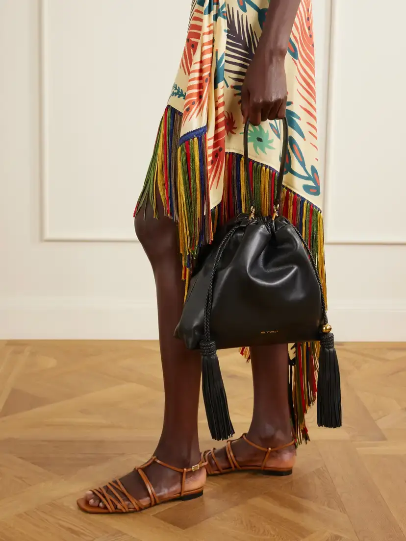 Etro Kalispera Tasseled Leather Shoulder Bag | Thumbnail 2 Etro Kalispera Tasseled Leather Shoulder Bag | Thumbnail 2