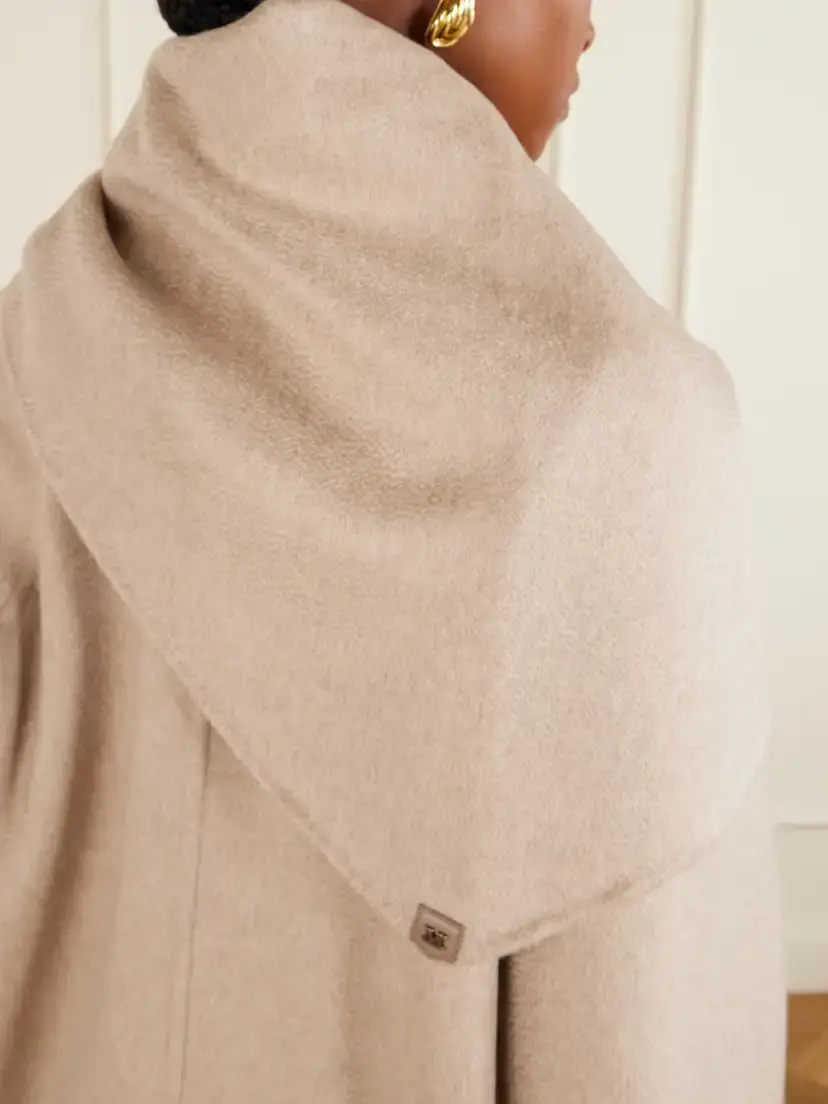 Max Mara Detto Belted Scarf-detailed Cashmere Coat | Thumbnail 6 Max Mara Detto Belted Scarf-detailed Cashmere Coat | Thumbnail 6