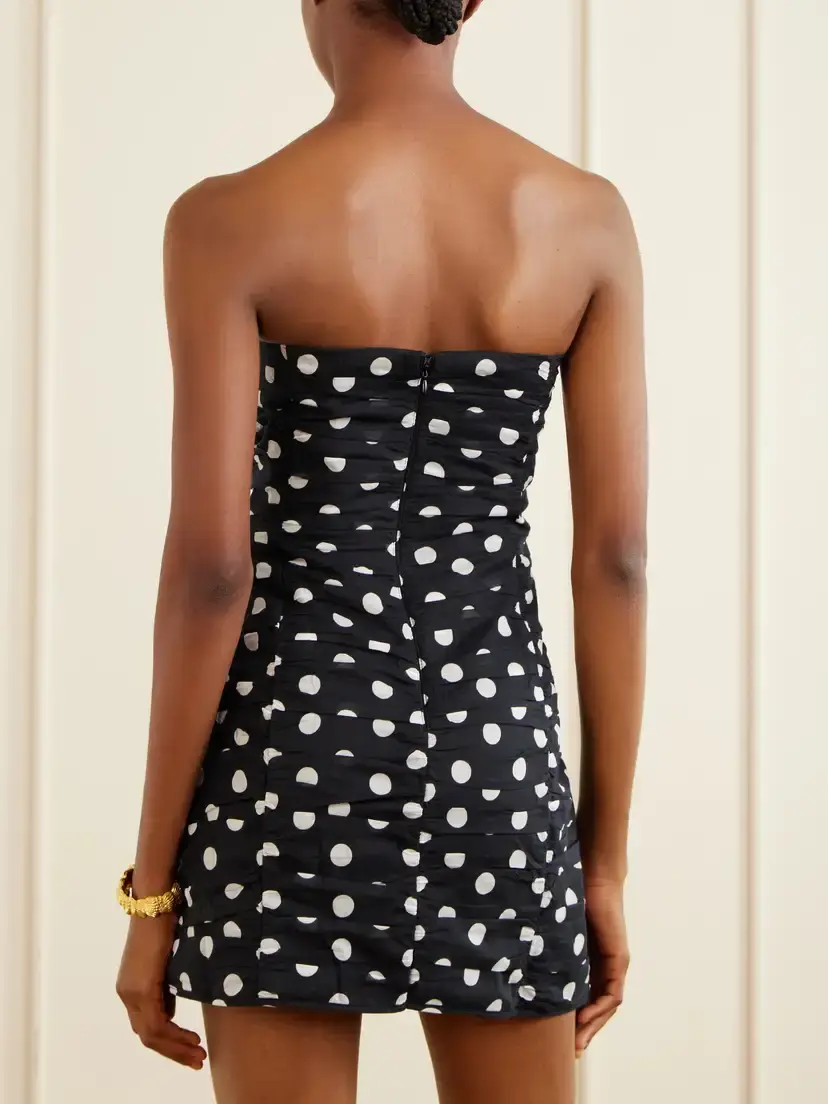 Charo Ruiz Rocio Ruffled Polka-dot Cotton-blend Voile Mini Dress | Thumbnail 3 Charo Ruiz Rocio Ruffled Polka-dot Cotton-blend Voile Mini Dress | Thumbnail 3