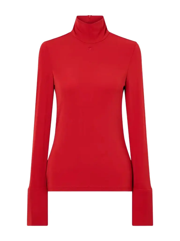 Courrèges Jersey Rollneck Top | Image 1 Courrèges Jersey Rollneck Top | Image 1