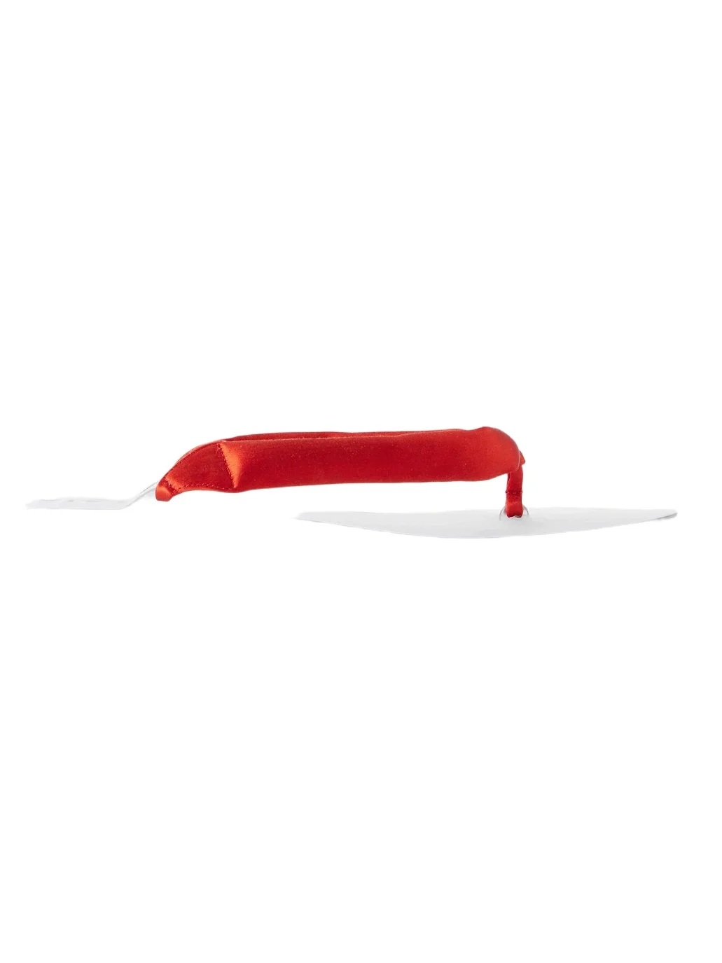 Invisible Jelly Satin-trimmed Sandals