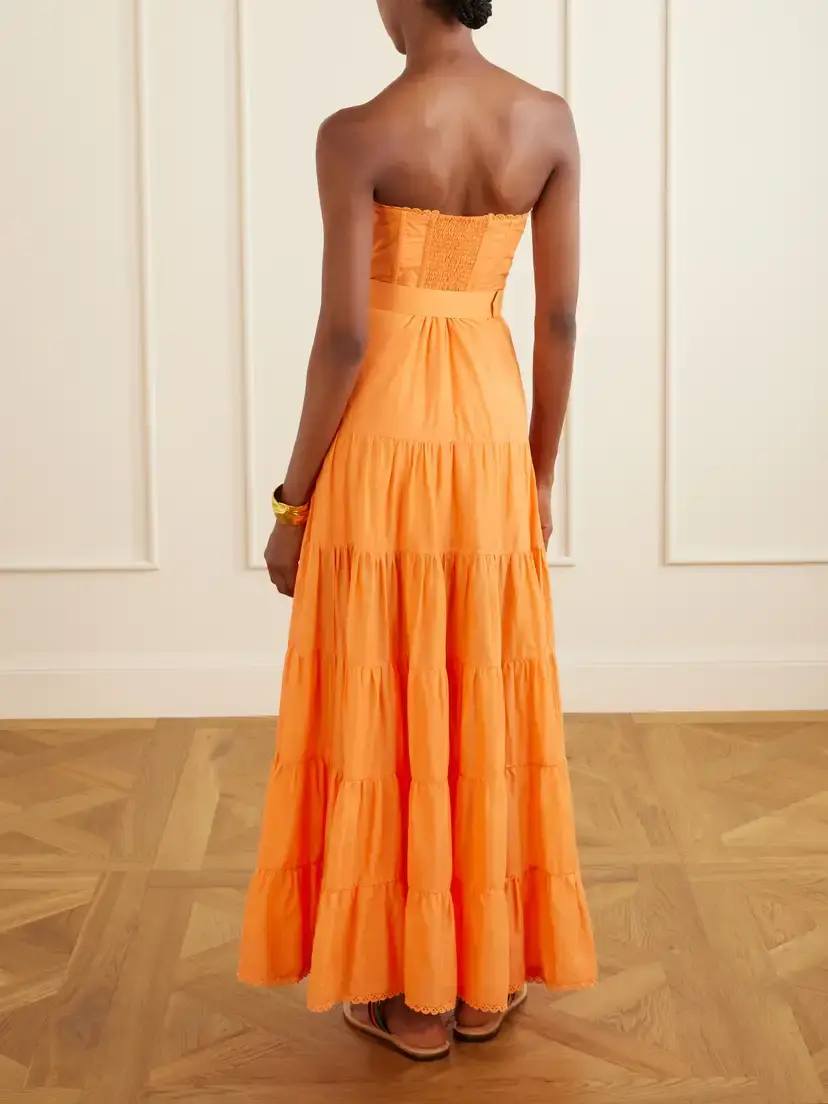 Charo Ruiz Danny Guipure Lace-trimmed Cotton-blend Voile Midi Dress | Thumbnail 3 Charo Ruiz Danny Guipure Lace-trimmed Cotton-blend Voile Midi Dress | Thumbnail 3