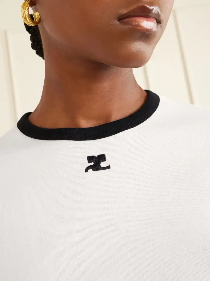 Courrèges Cotton-jersey T-shirt | Thumbnail 5