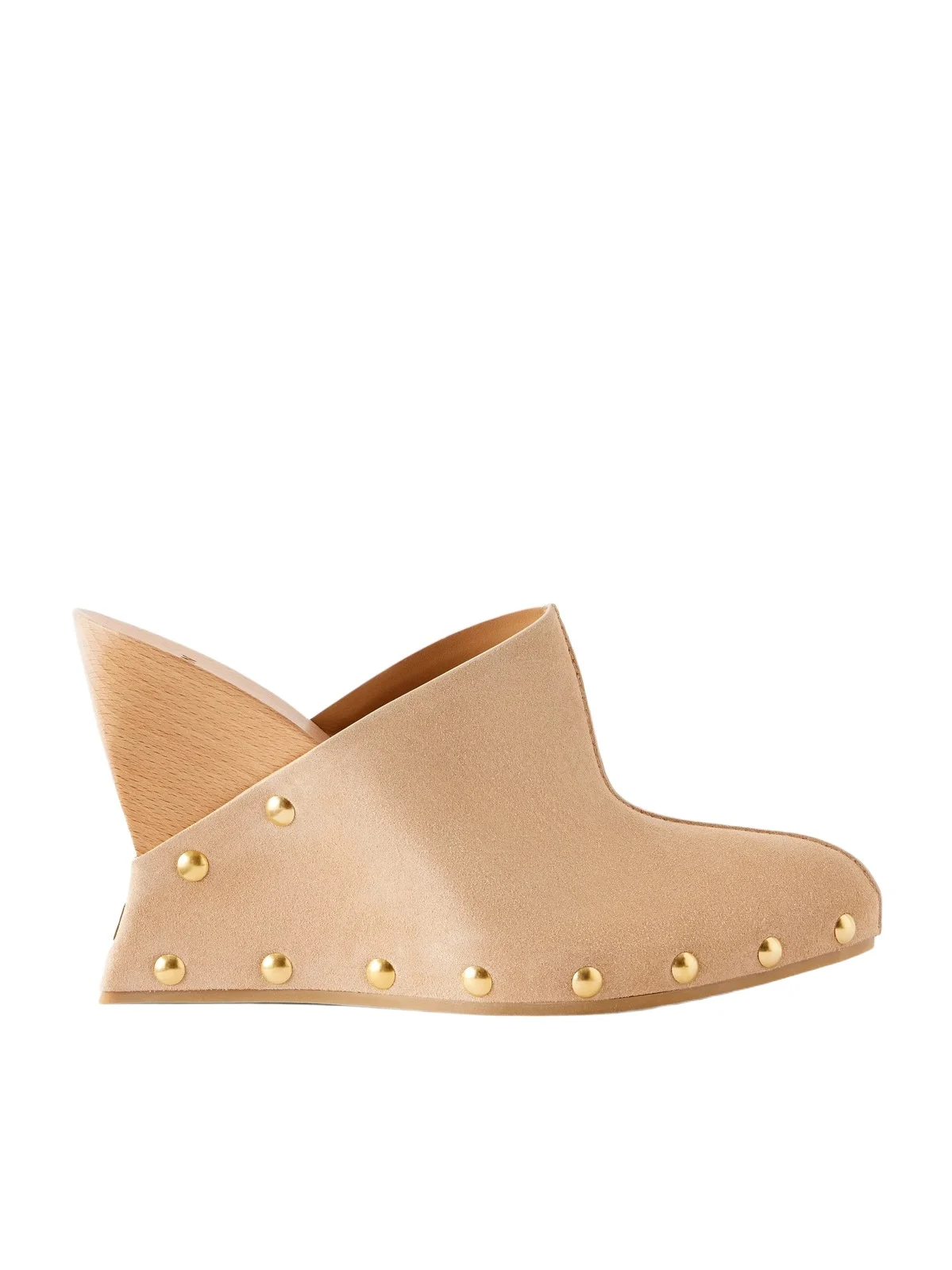 Suede Wedge Clogs