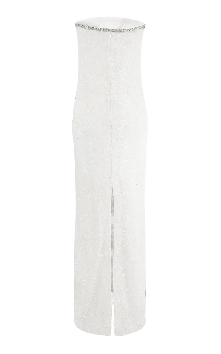 LA FUORI Bianca Moonlight Floral Embellished Tulle Midi Dress | Thumbnail 6 LA FUORI Bianca Moonlight Floral Embellished Tulle Midi Dress | Thumbnail 6