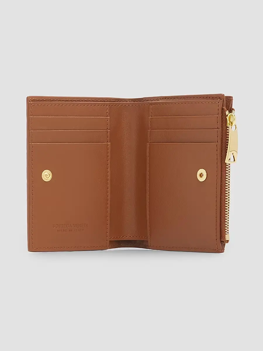 Bottega Veneta Women's Intrecciato Leather Bifold Wallet | Thumbnail 3 Bottega Veneta Women's Intrecciato Leather Bifold Wallet | Thumbnail 3