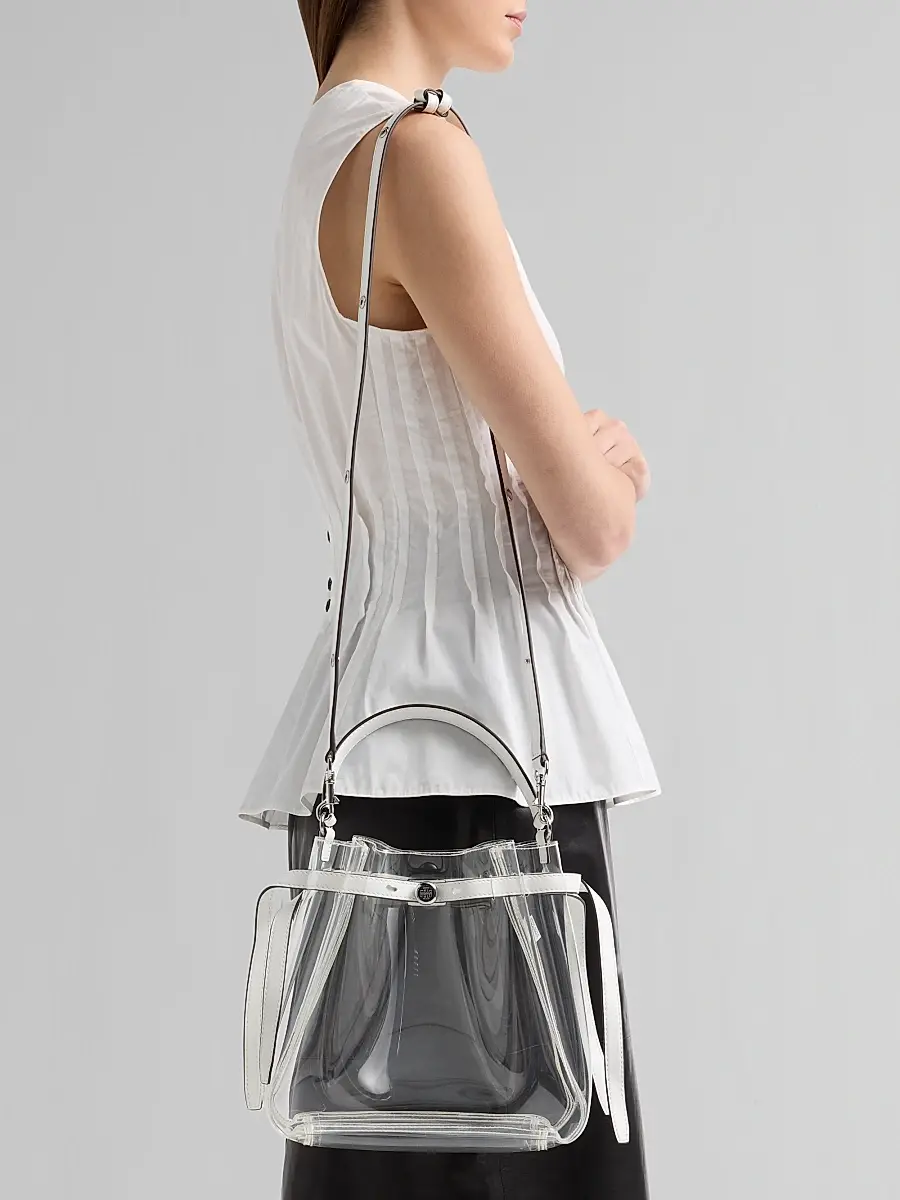 Tory Burch Women's Clear Bucket Bag | Thumbnail 2 Tory Burch Women's Clear Bucket Bag | Thumbnail 2