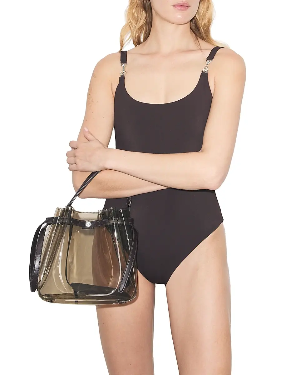 Tory Burch Women's Clear Bucket Bag | Thumbnail 3 Tory Burch Women's Clear Bucket Bag | Thumbnail 3