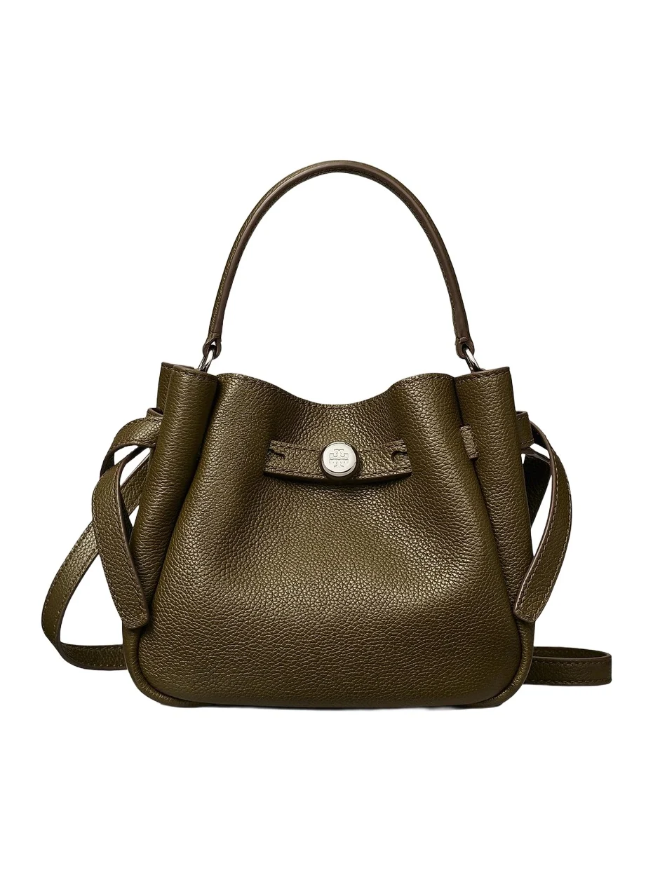 Women's Mini Romy Leather Bucket Bag
