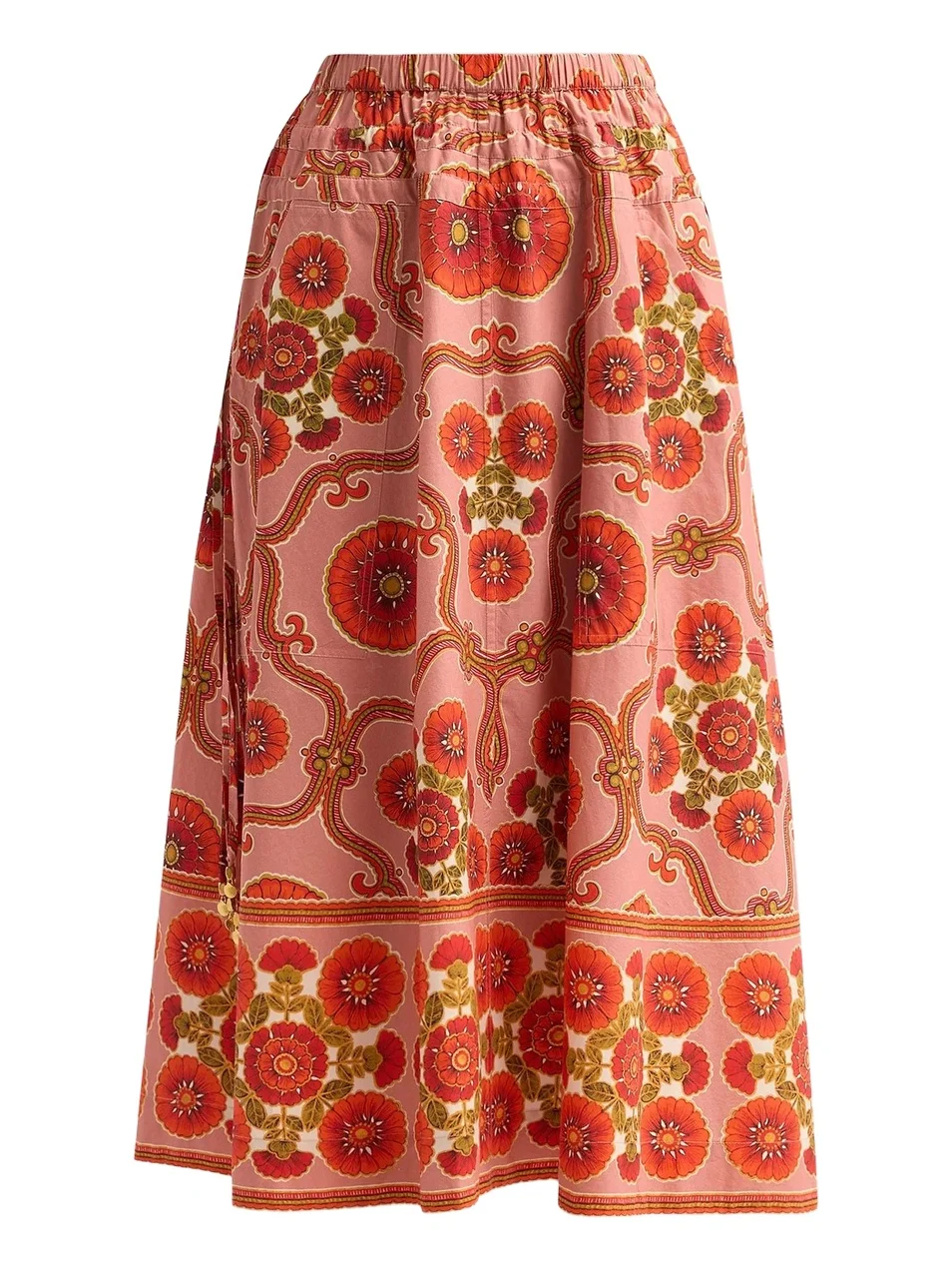 Women's Meret Printed Poplin Midi Skirt Women's Meret Printed Poplin Midi Skirt