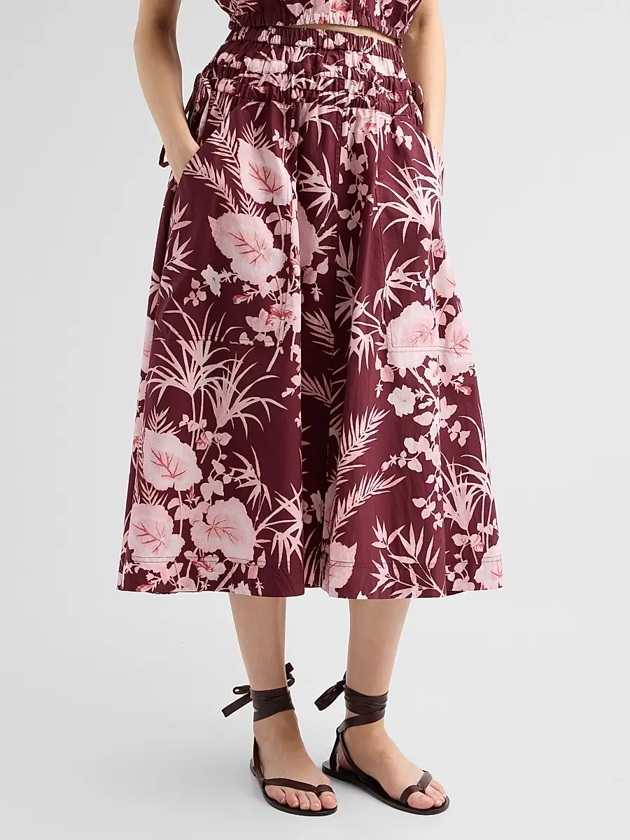 Cara Cara Women's Meret Printed Midi Skirt | Thumbnail 4 Cara Cara Women's Meret Printed Midi Skirt | Thumbnail 4