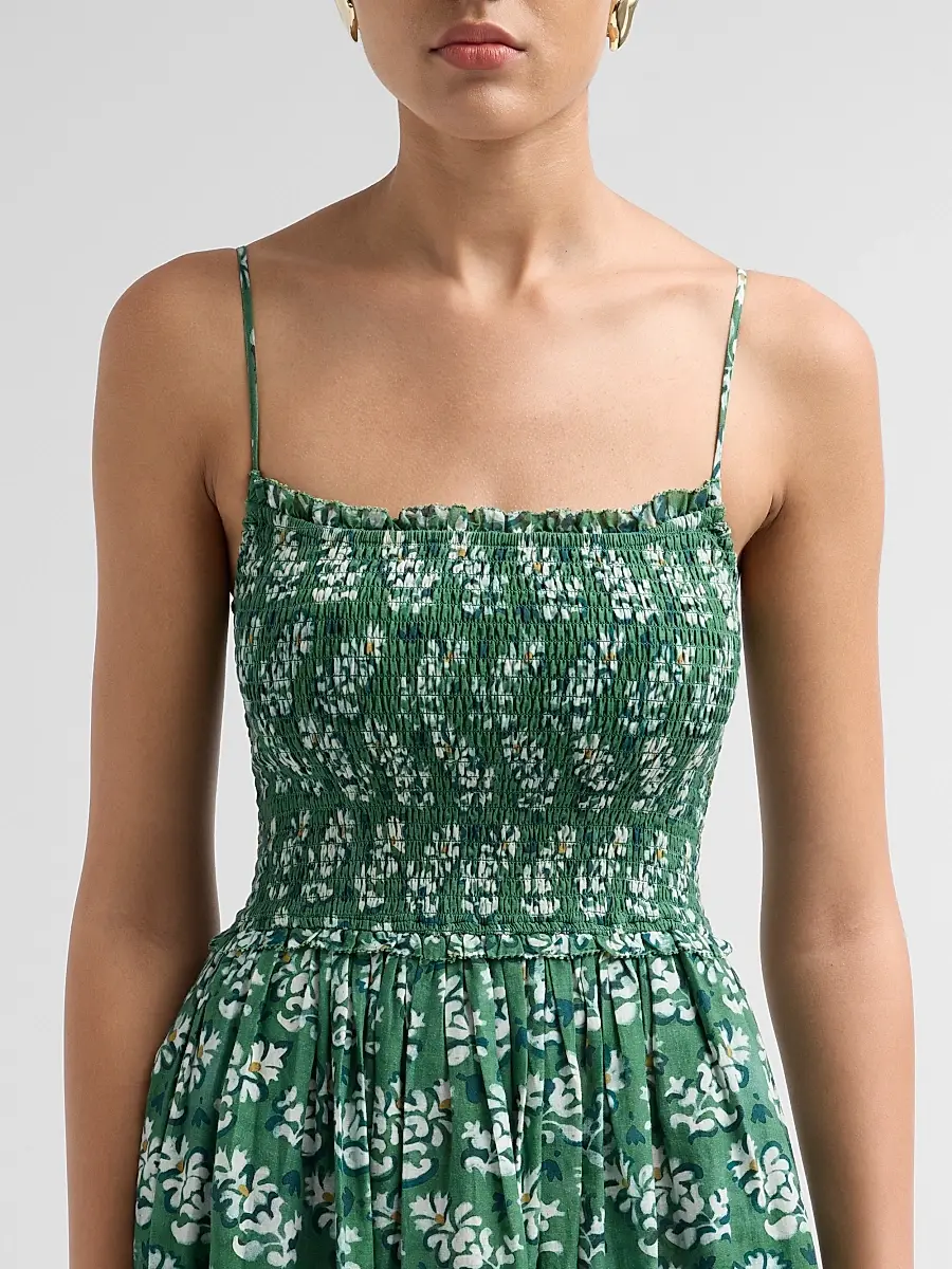 Cara Cara Women's Carmen Floral A-Line Midi Dress | Thumbnail 4 Cara Cara Women's Carmen Floral A-Line Midi Dress | Thumbnail 4