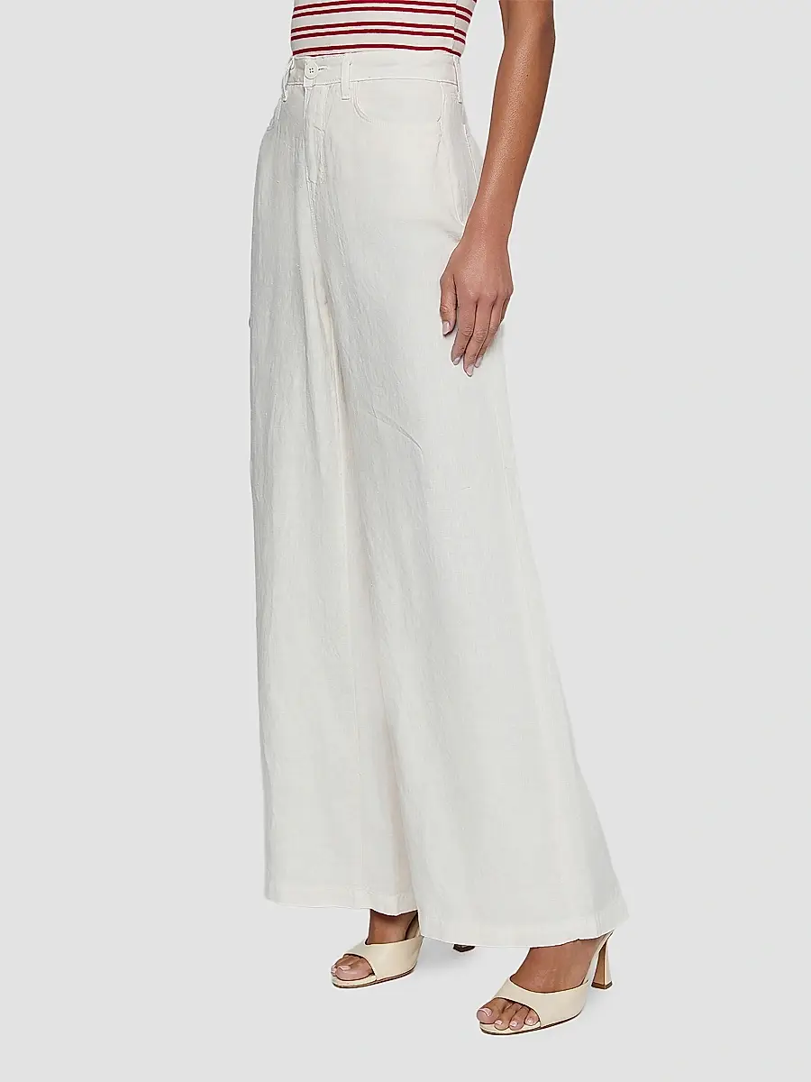 L'Agence Women's Amara Linen High-Rise Wide-Leg Pants | Thumbnail 5