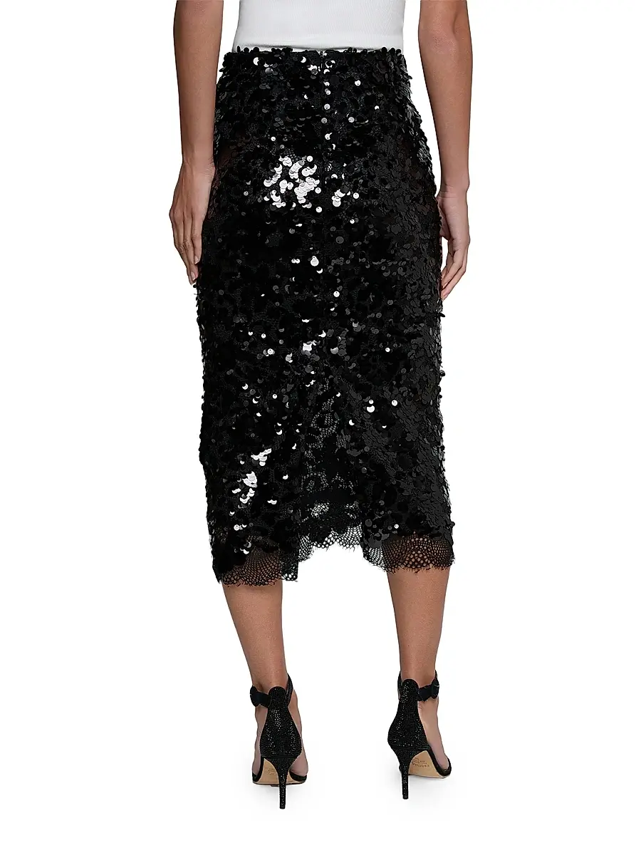 L'Agence Women's Makena Lace Pencil Skirt | Thumbnail 5 L'Agence Women's Makena Lace Pencil Skirt | Thumbnail 5