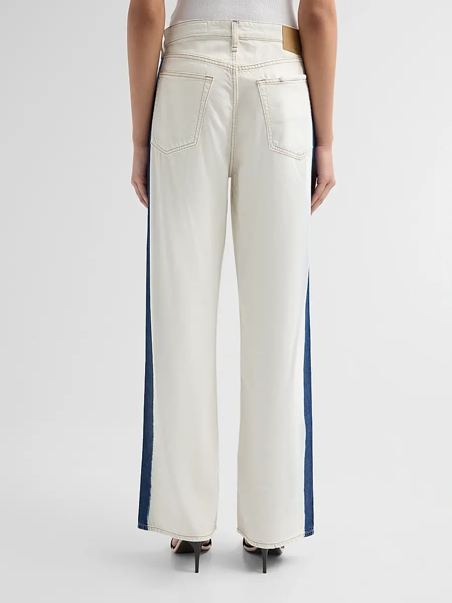 rag & bone Women's Logan Contrast-Striped Wide-Leg Jeans | Thumbnail 3 rag & bone Women's Logan Contrast-Striped Wide-Leg Jeans | Thumbnail 3