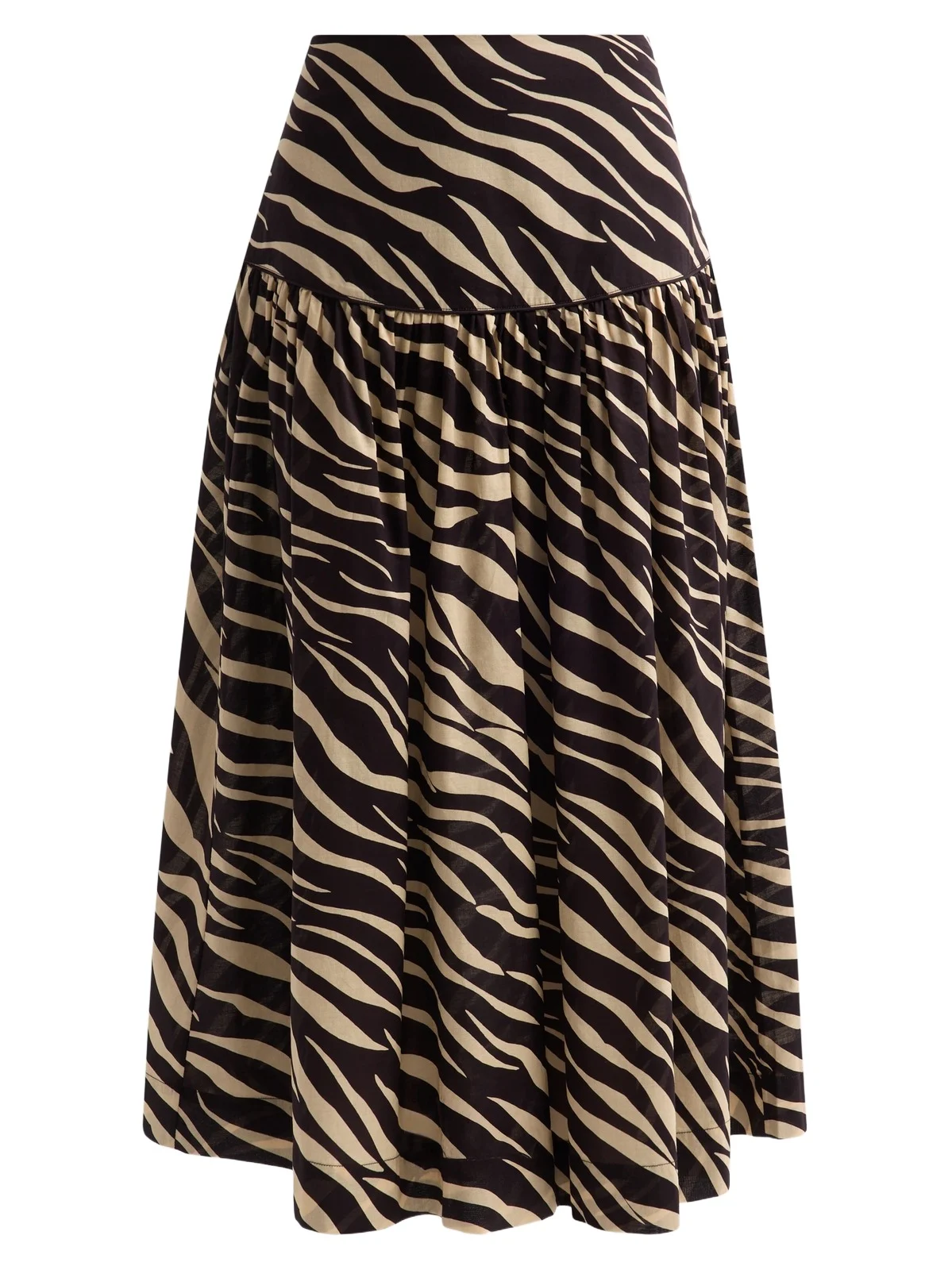 Women's Feyre Zebra-Striped Drop-Waist Skirt Women's Feyre Zebra-Striped Drop-Waist Skirt