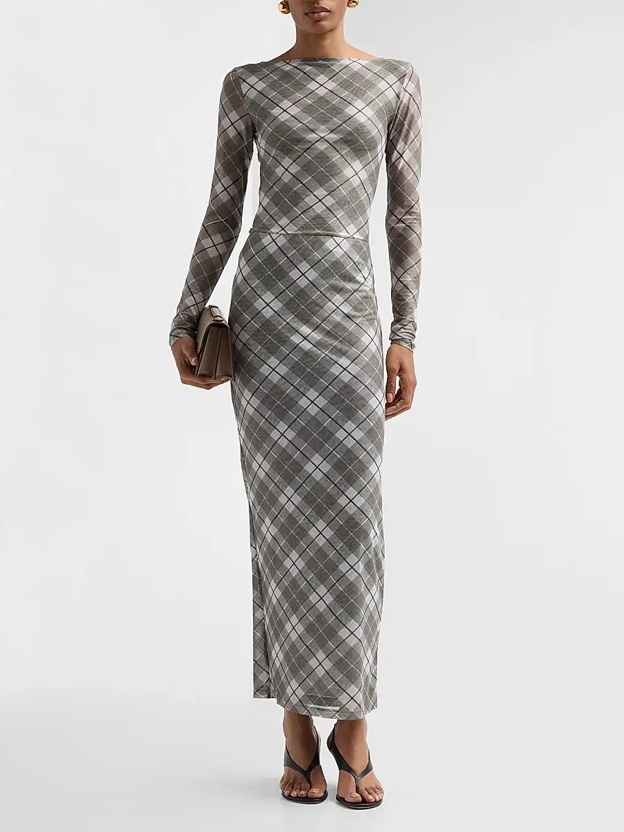 Ronny Kobo Women's Azana Plaid Maxi Skirt | Thumbnail 2 Ronny Kobo Women's Azana Plaid Maxi Skirt | Thumbnail 2