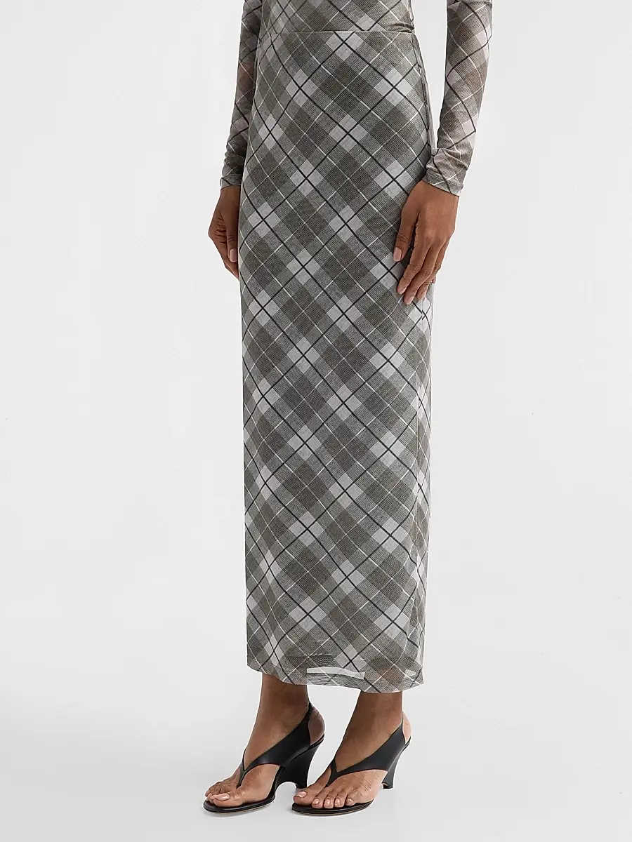 Ronny Kobo Women's Azana Plaid Maxi Skirt | Thumbnail 4 Ronny Kobo Women's Azana Plaid Maxi Skirt | Thumbnail 4