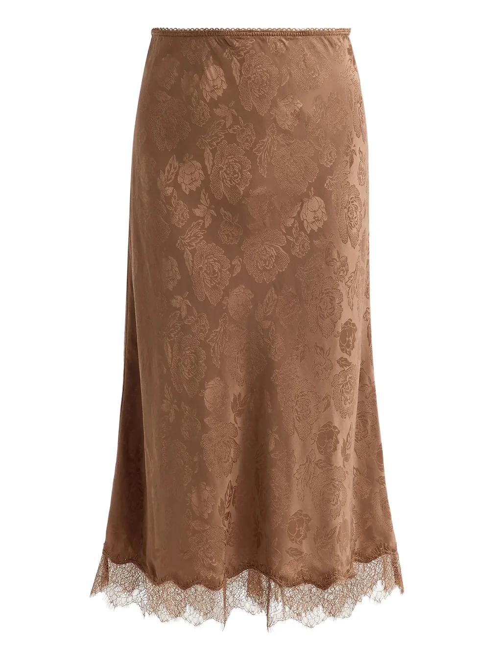 Women's Mina Floral Silk Lace-Trim Skirt Women's Mina Floral Silk Lace-Trim Skirt