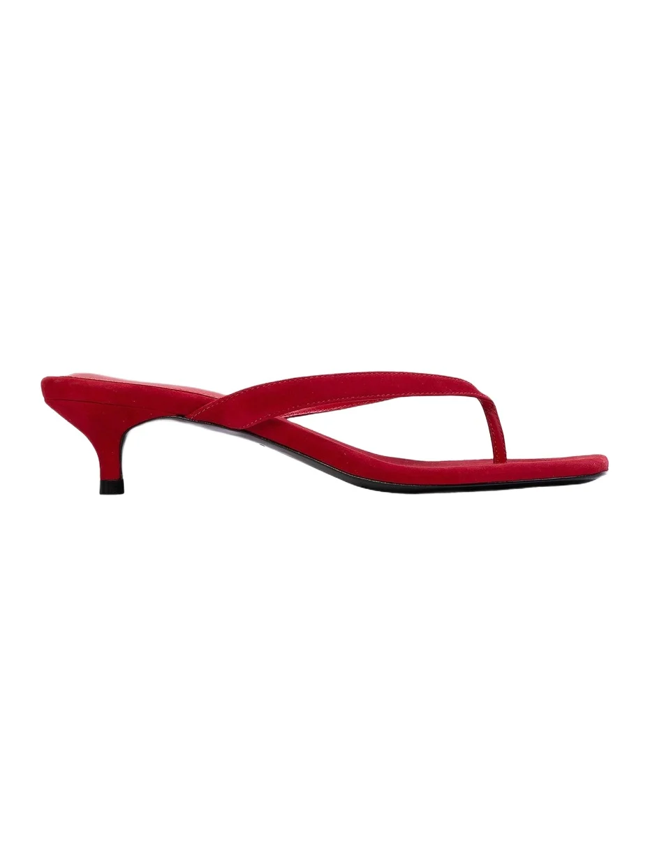 Black Suede Studio Women's Kendal 35MM Suede Sandals