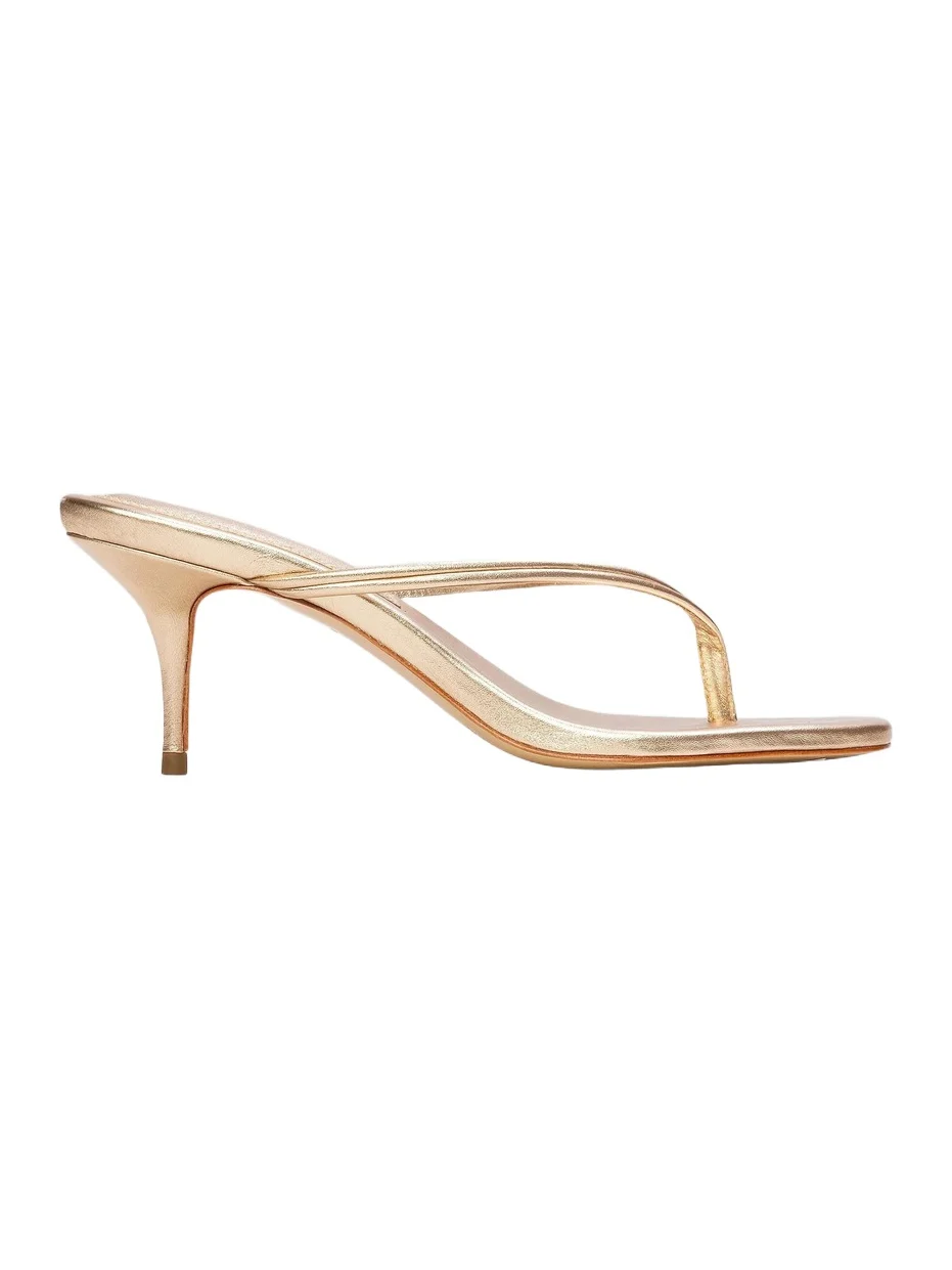 Black Suede Studio Women's Marci 65MM Metallic Sandals
