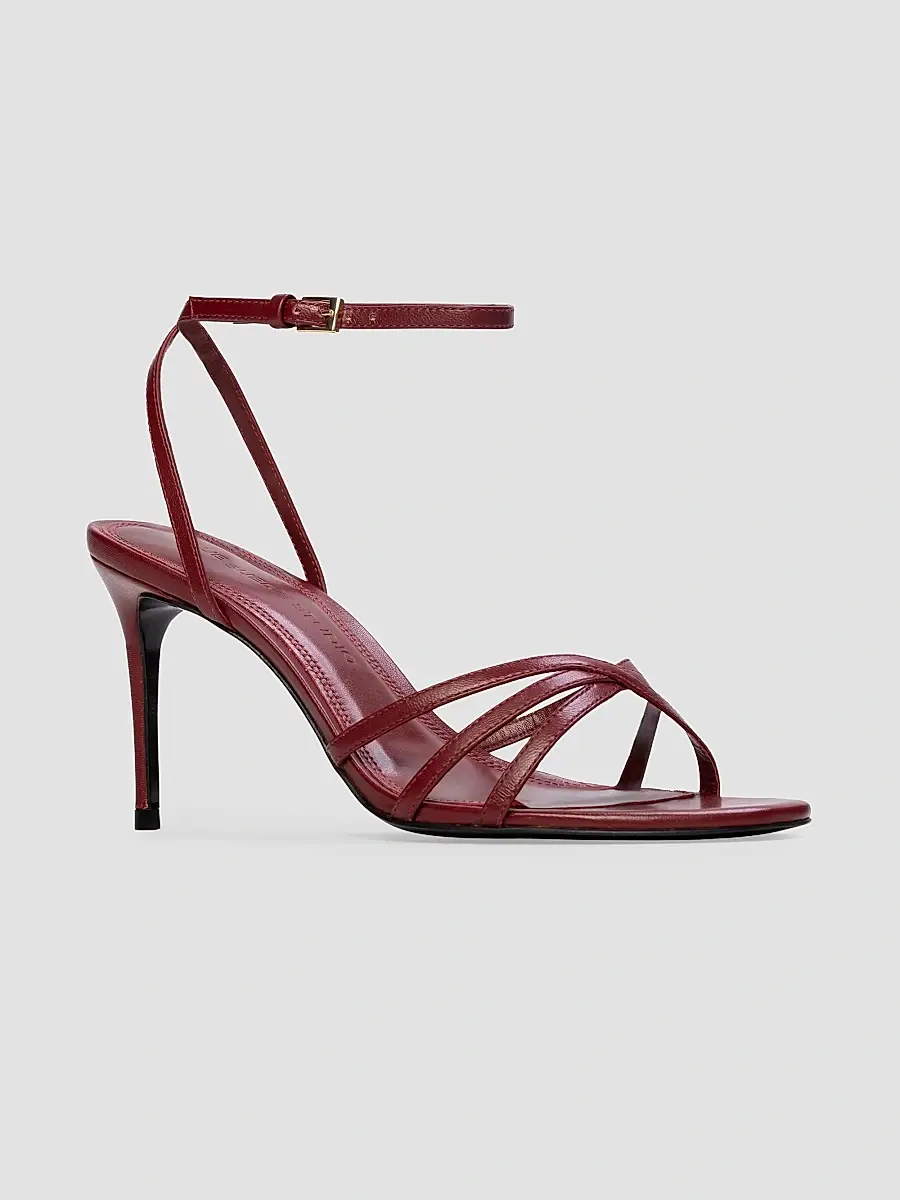 Black Suede Studio Women's Olie 80MM Leather Sandals | Thumbnail 2 Black Suede Studio Women's Olie 80MM Leather Sandals | Thumbnail 2