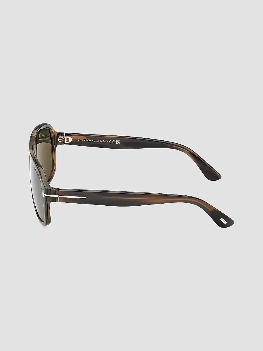 Tom Ford Men's William 63MM Havana Navigator Sunglasses | Thumbnail 3 Tom Ford Men's William 63MM Havana Navigator Sunglasses | Thumbnail 3
