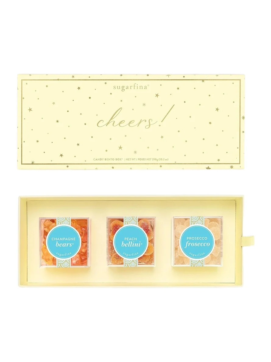 Sugarfina Cheers 3-Piece Candy Bento Box