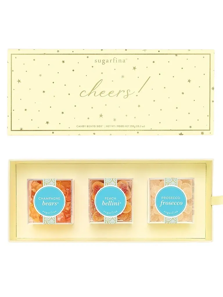 Sugarfina Cheers 3-Piece Candy Bento Box