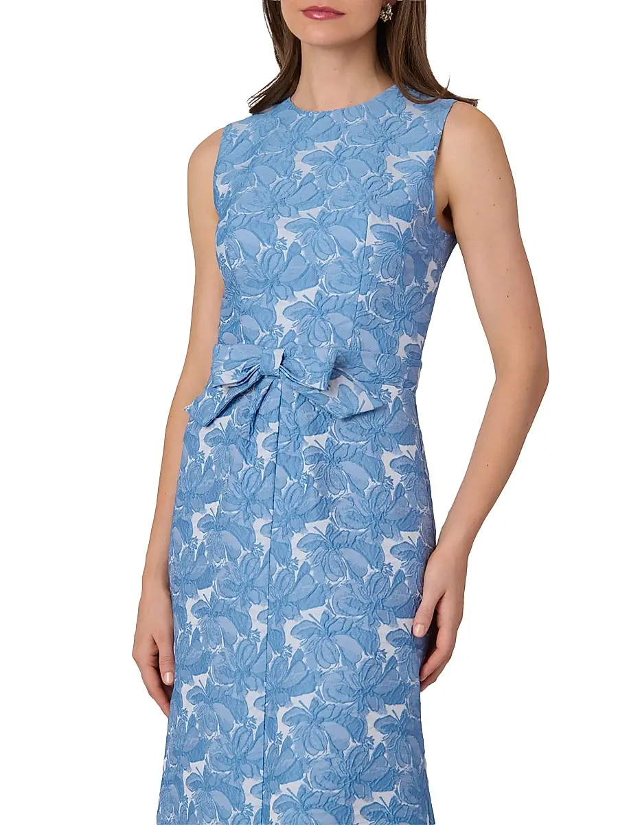 Shoshanna Women's Loren Jacquard Maxi Dress | Thumbnail 4 Shoshanna Women's Loren Jacquard Maxi Dress | Thumbnail 4
