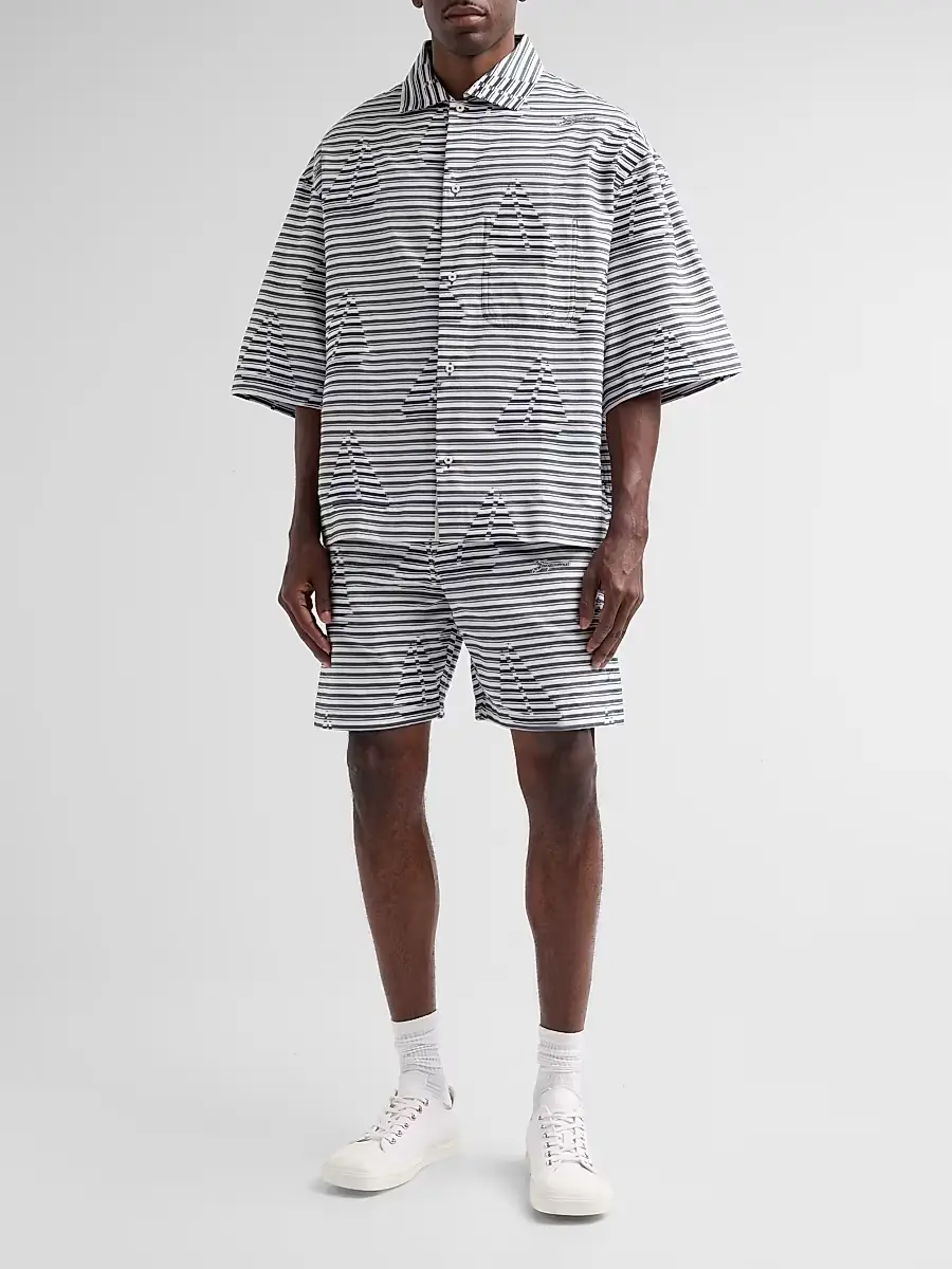 Jacquemus Men's Le Calecon Jacquard Shorts | Thumbnail 2 Jacquemus Men's Le Calecon Jacquard Shorts | Thumbnail 2